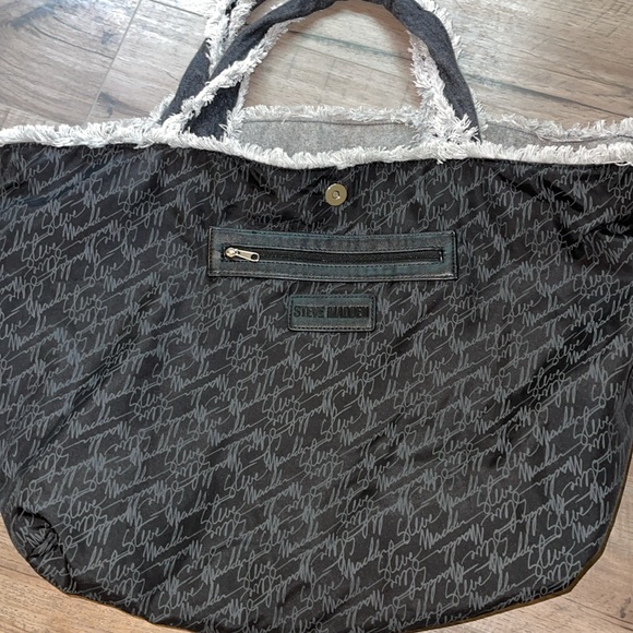 Steve Madden Denim Tote - Picture 8 of 16
